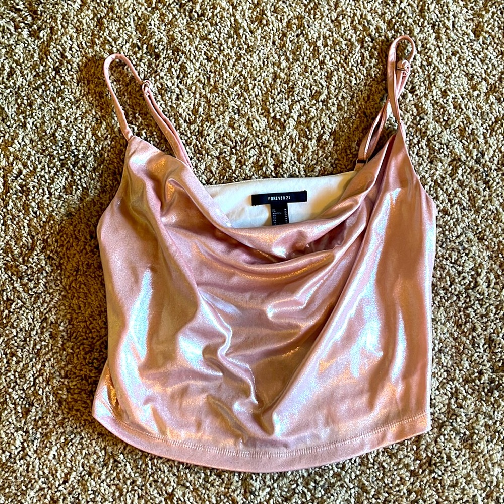 Forever 21 Pink Crop Top